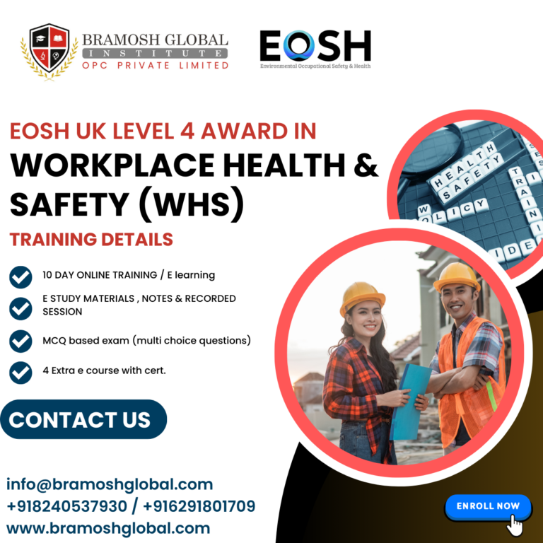EOSH LEVEL 4 AWARD IN H&S AT WORKPLACE